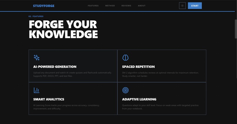 StudyForge – screenshot 2