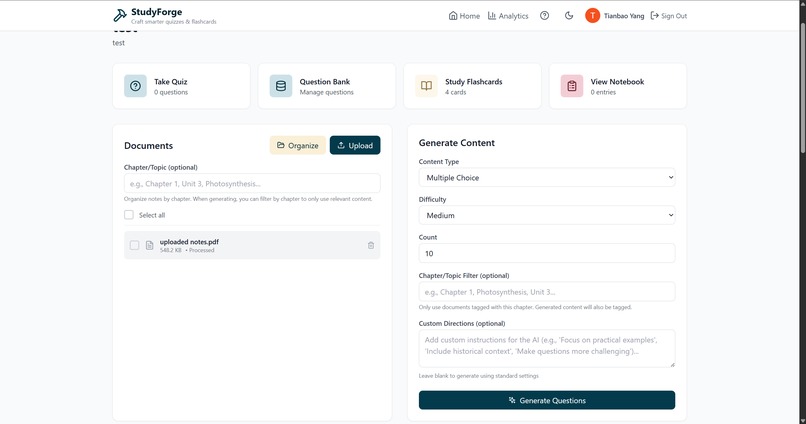 StudyForge – screenshot 6
