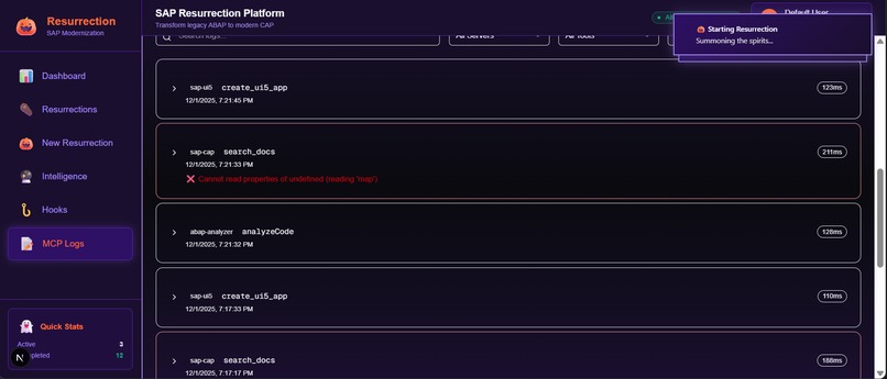 Kiro Powered - SAP Resurrection Platform – screenshot 5