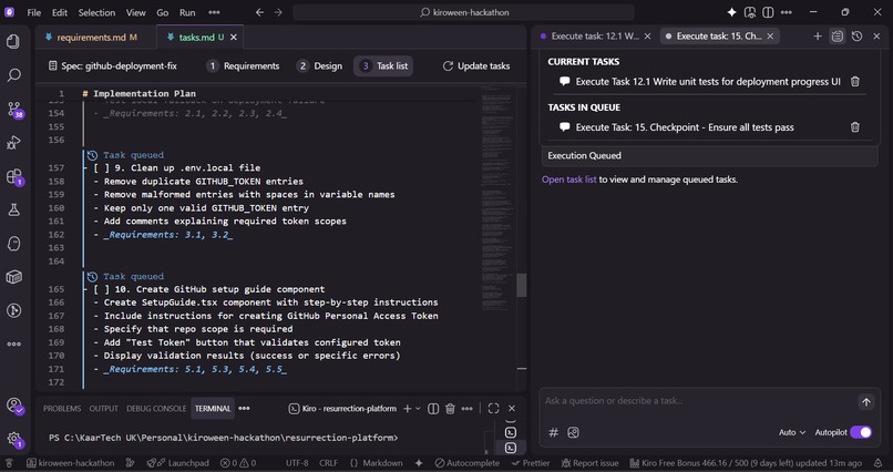 Kiro Powered - SAP Resurrection Platform – screenshot 8