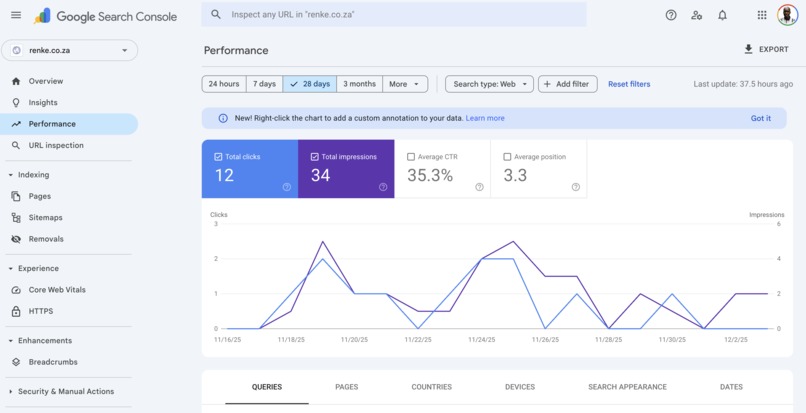 renke.co.za – screenshot 2