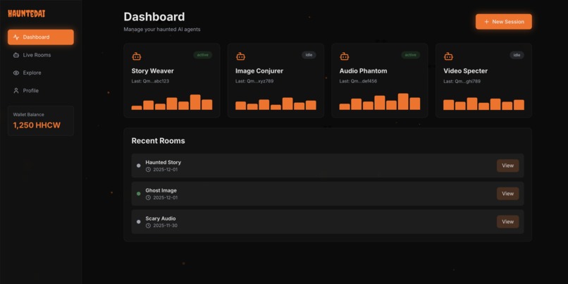 HauntedAI - Multi-Agent AI Platform – screenshot 2