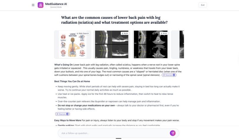 MedGuidance-AI – screenshot 3