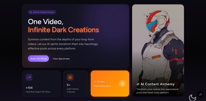 Vyx[Kiro]— AI-Powered Universal Content Repurposing Engine – screenshot 3