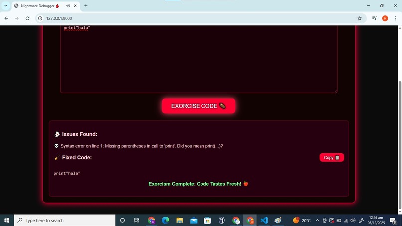 Nightmare Debugger – screenshot 2