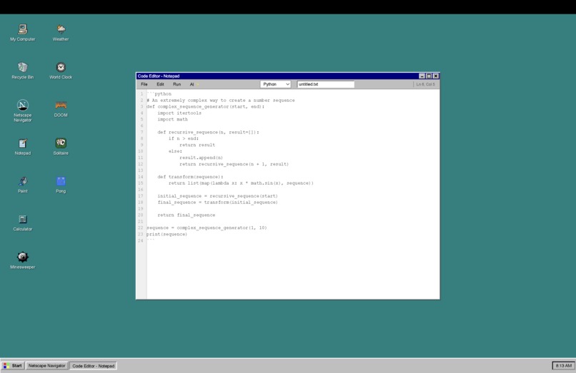 Netscape – screenshot 3