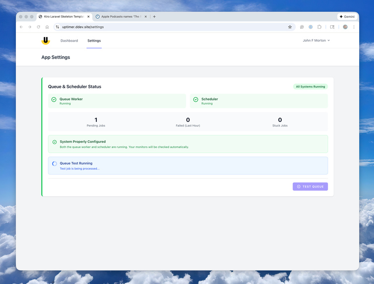 Kiro Laravel Skeleton – screenshot 14