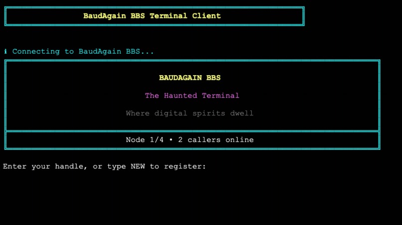 BaudAgain – screenshot 1