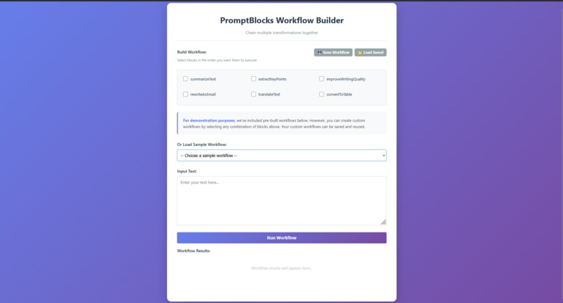 PromptBlocks – screenshot 2