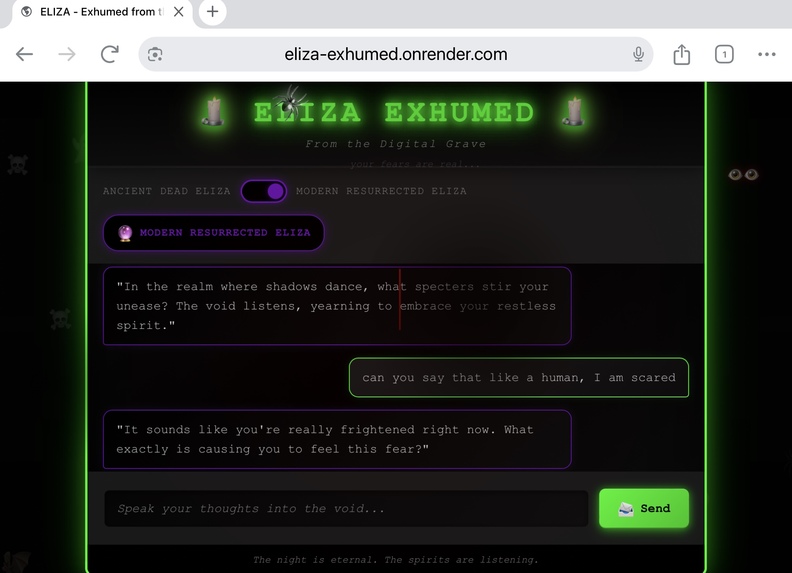 ELIZA EXHUMED – screenshot 4