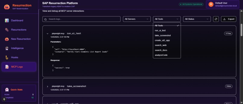 Kiro Powered - SAP Resurrection Platform – screenshot 12
