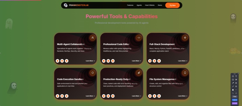 Frankenstein AI – screenshot 2