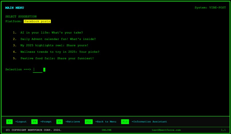 PHOSPHOR VIBE POST – screenshot 5