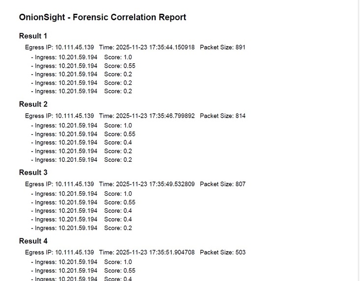 OnionSight-SecNet – screenshot 3