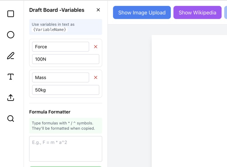 Draft board – screenshot 3