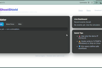 GhostShield: Local Cyber Attack Simulator