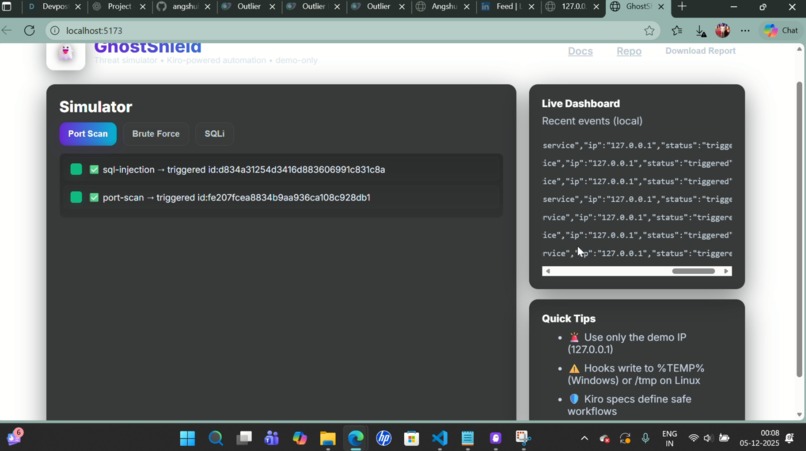 GhostShield: Local Cyber Attack Simulator – screenshot 5