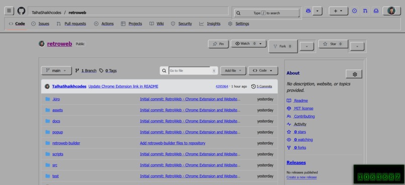 Retroweb: Bringing back the old internet design. – screenshot 1