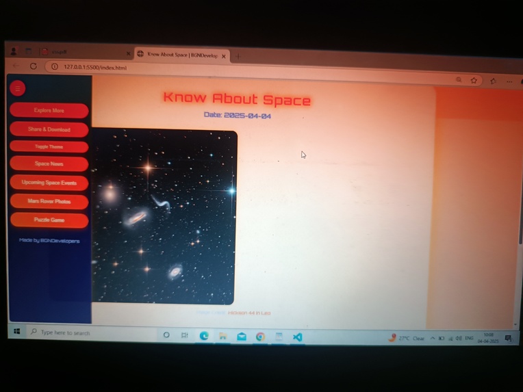 Know about space – screenshot 1