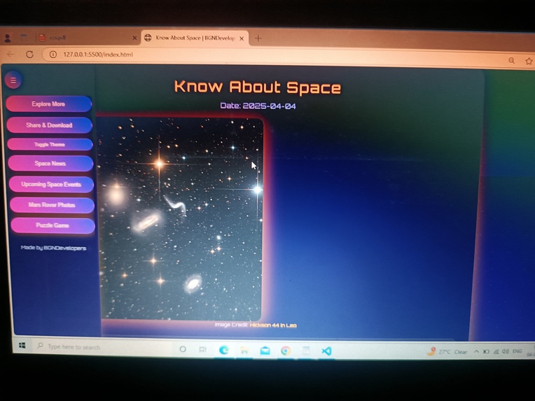 Know about space – screenshot 4