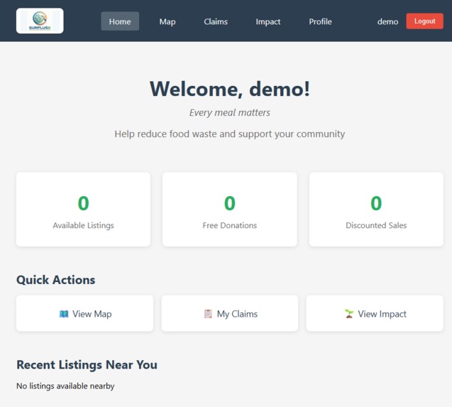 SurplusX – screenshot 1