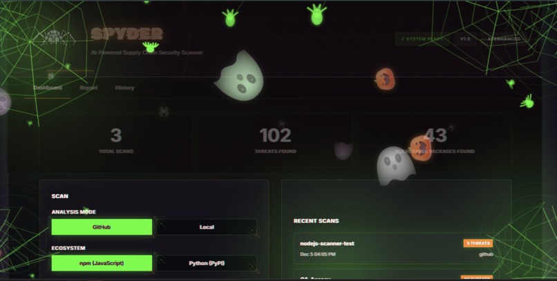 Spyder [AI-Powered Supply Chain Security Scanner] – screenshot 6