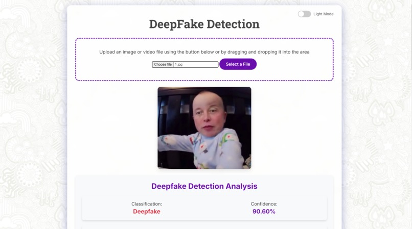 DeepFakeDetectX – screenshot 2