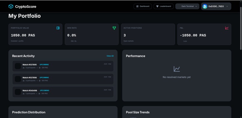 CryptoScore – screenshot 3