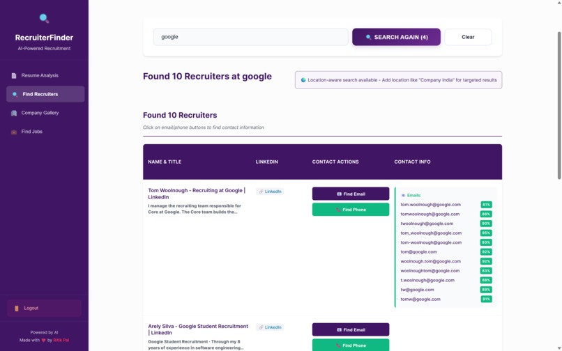 Find Recruiter – screenshot 4
