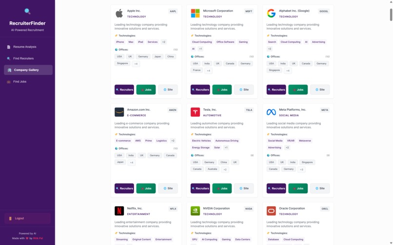 Find Recruiter – screenshot 2