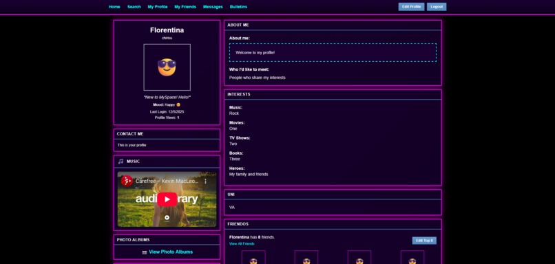 MySpace Resurrection – screenshot 2
