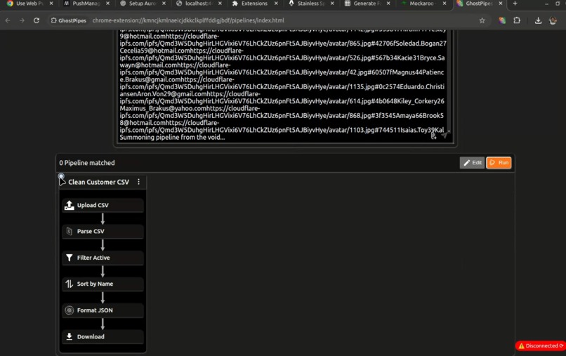 GhostPipes - Yahoo Pipes Reborn with AI Intelligence – screenshot 2
