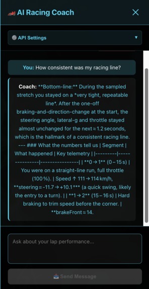 RaceSenseAI – screenshot 3