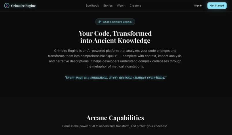 GRIMOIRE ENGINE – screenshot 2