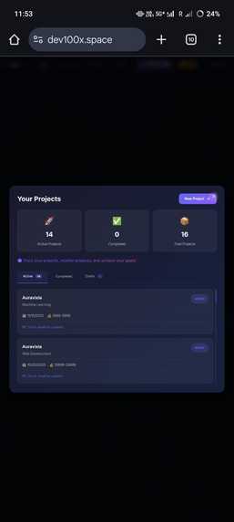 Dev100x – screenshot 2