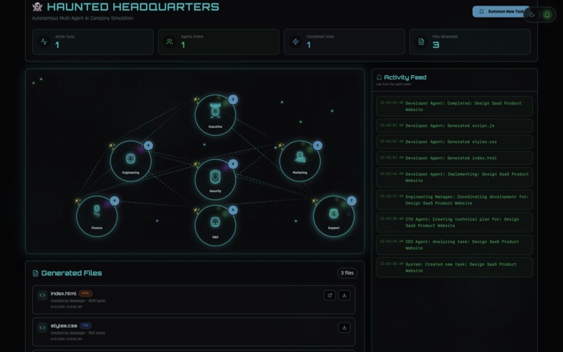 Multi Agentic Skeleton Framework – screenshot 1