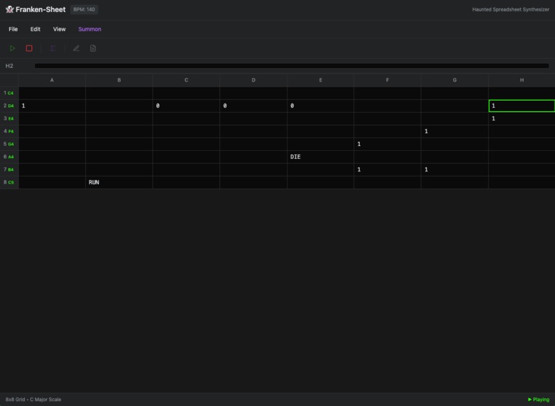 Franken Sheet – screenshot 2