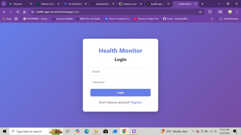 Healthy track – screenshot 1