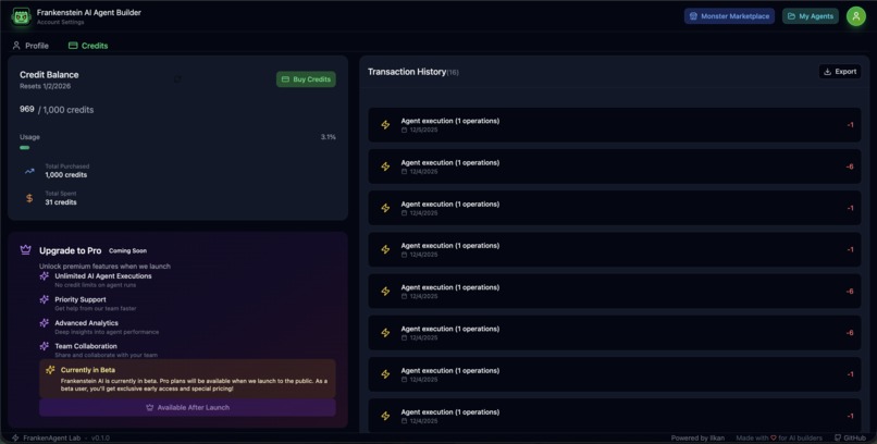 Franken AI Agent Lab – screenshot 5