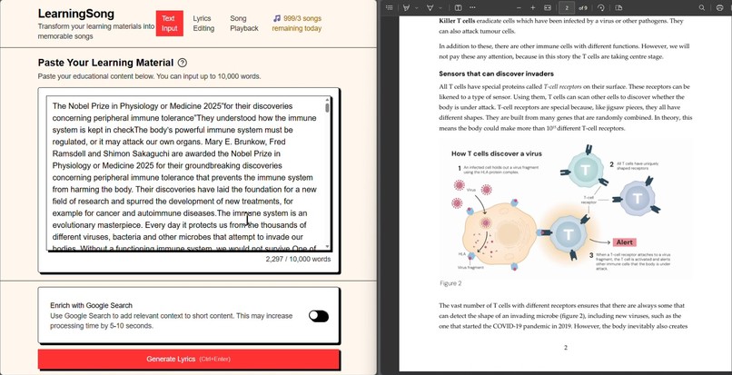 LearningSong – screenshot 2