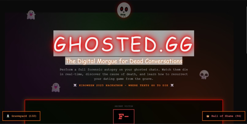 GHOSTED.GG  The Digital Morgue for Dead Conversations – screenshot 6