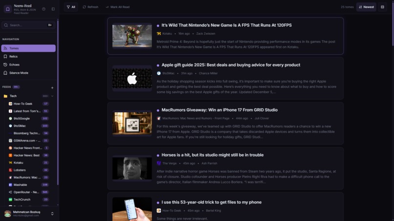 NecroFeed – screenshot 1