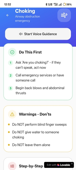 QuickAid – Instant First-Aid & Emergency Action Guide – screenshot 7
