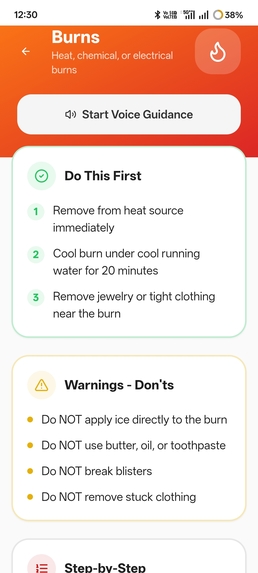 QuickAid – Instant First-Aid & Emergency Action Guide – screenshot 8