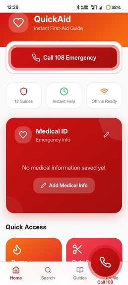 QuickAid – Instant First-Aid & Emergency Action Guide – screenshot 4
