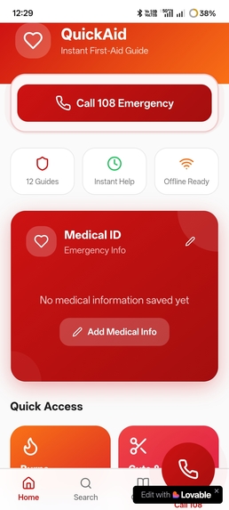 QuickAid – Instant First-Aid & Emergency Action Guide – screenshot 5