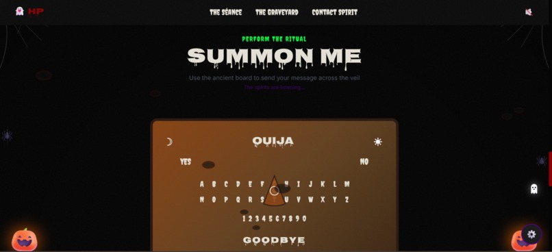 Haunted Portfolio – screenshot 2