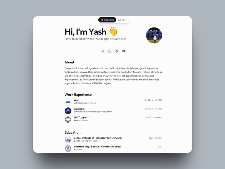 Portfolioly - Build personal website/resume from LinkedIn – screenshot 3