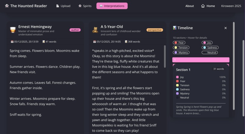 The Haunted Reader – screenshot 4