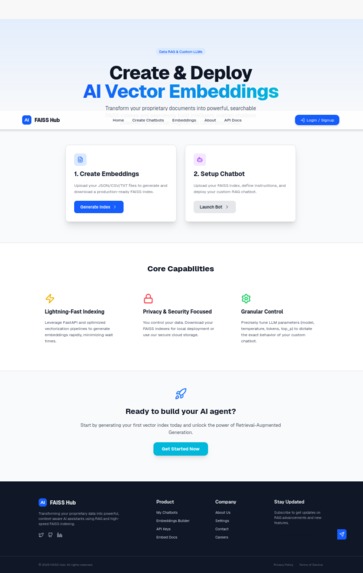 FaissHub – screenshot 1